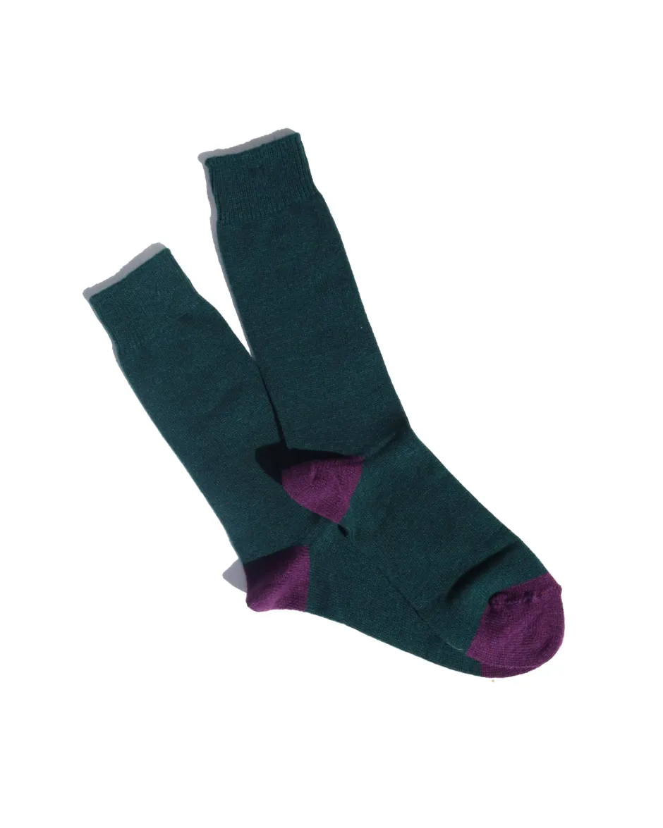 Anonymous Ism Wool Cashmere 2point crew- Plain & Marled