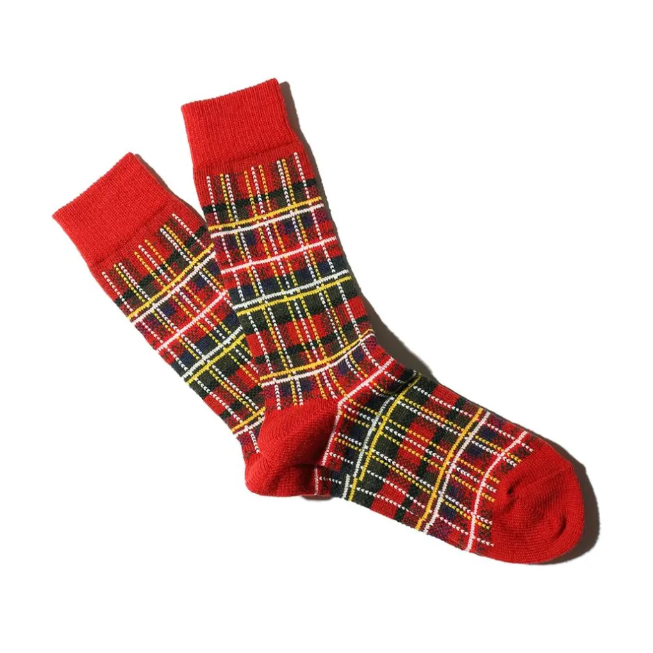 Anonymous Ism WOOL Check crew- Stripes