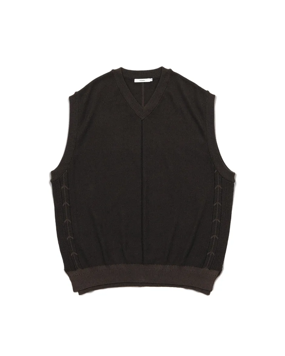 Anonymous Ism Yozora Knit V-neck Vest- Knitwear